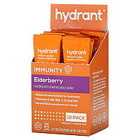 Hydrant, Immunity Drink Mix, бузина, 12 пакетиков по 9,4 г (0,33 унции) Киев