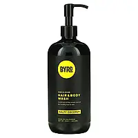 Byrd Hairdo Products, One-N-Done, гель для душа и волос, с соленым кокосом, 443,6 мл (15 унций) Киев