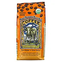 Raven's Brew Coffee, Three Peckered Billy Goat Coffee, органический, цельные зерна, темная обжарка, 340 г (12