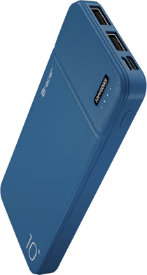 Павербанк повербанк TRACER 10000mAh | 2USB, 2.1A | Синій (46957)