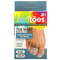 ZenToes, Toe Wrap Balance & Comfort, мягкие тканевые бинты, 2 шт. В упаковке Киев