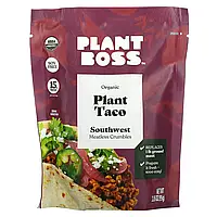 Plant Boss, Органические растительные тако, юго-западные крошки без мяса, 95 г (3,35 унции) Киев