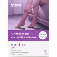 Чулки антиварикозные Medical care, класс компрессии 2 (00202) открытый носок