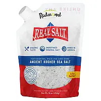 Redmond Trading Company, Real Salt, древняя кошерная морская соль, 454 г (16 унций) Киев