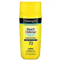 Neutrogena, Солнцезащитный лосьон Beach Defense, SPF 70, 198 мл (6,7 жидк. Унции) Киев