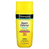 Neutrogena, Beach Defense, солнцезащитный лосьон, SPF 30,198 мл (6,7 жидк. унции) Киев