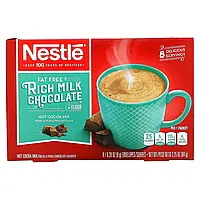 Nestle Hot Cocoa Mix, Обезвітний, насичений молочний шоколад, 8 конвертів по 8 г (0,28 унції)