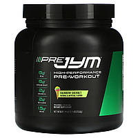 JYM Supplement Science, Pre JYM, высокоэффективный предтренировочный продукт, радужный щербет, 540 г (1,2 Киев