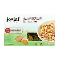 Jovial, 100% Organic Brown Rice Gluten Free Pasta, Egg Tagliatelle, 9 oz (255 g) Киев