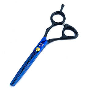 Перукарські ножиці PROline 5,5" філірувальні PL255T35 Blue (3+ клас)