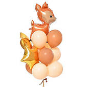 Букет куль Бембі 12 од (гелій)