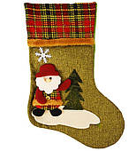 Шкарпетка новорічна (зелена)