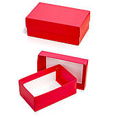 Коробка складна 23х14х9 см червона