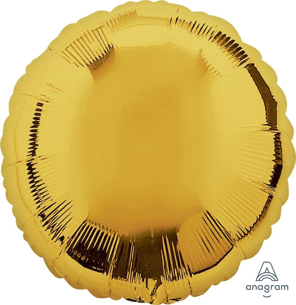 Куля фольгована коло 18" золото