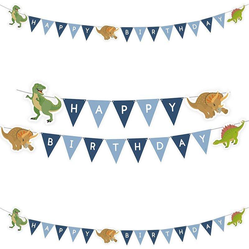 Гірлянда-вимпел Динозаврики