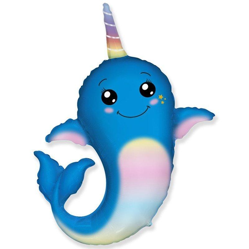 Куля фігура Нарвал 88х75 см