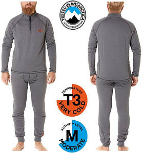 Термобілизна чоловіча Norfin Winter Line Gray, XL (56-58)