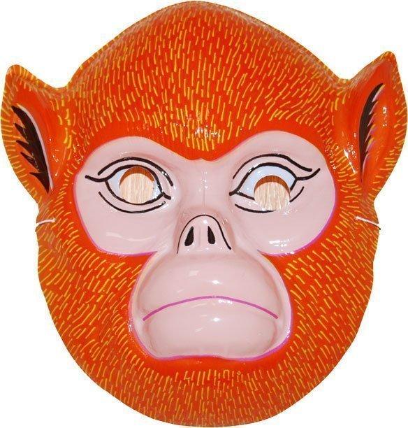 Маска дитяча мавпа пластик
