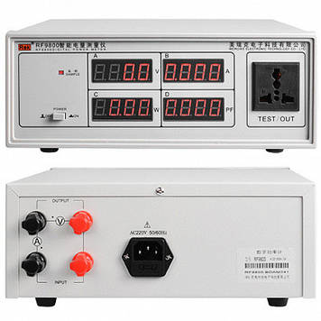 Тестер напруги змінного струму 0-005-40 A-ч 220 V 1W-6000W BOT+PF RF-9800