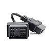 Перехідник для сканера Toyota 17 pin на OBD-2 (16pin), фото 3