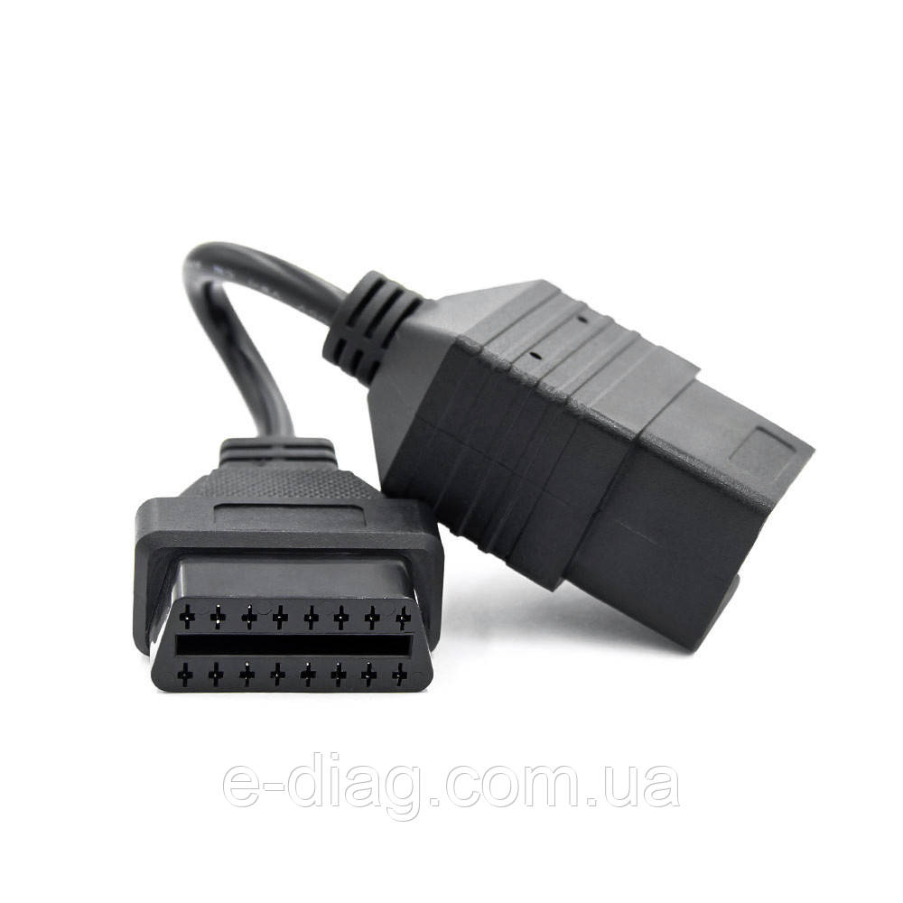 Перехідник для сканера Toyota 17 pin на OBD-2 (16pin)
