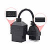 Перехідник для сканера Toyota 17 pin на OBD-2 (16pin), фото 4
