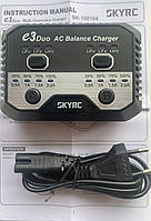 Зарядний пристрій SkyRC E3 Duo AC 2.2A 2х20W для збирання LiPo/LiFe/LiHV 2-3S