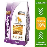 Gemon Medium Puppy & Junior корм для щенят середніх порід з куркою, 3 кг