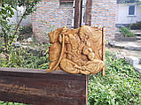 Дерев'яне панно "Козак характерник". Варіант №2, фото 10