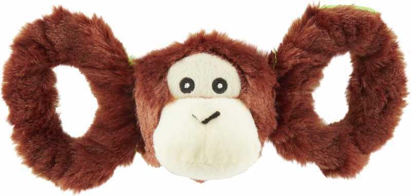 Jolly Pets TUG-A-MAL Monkey Dog (Джоллі Пейс) м'яка іграшка для собак для перетягування Мавпа з пискавкою
