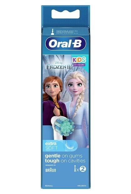 Змінні насадкиКрижане серце  2 шт  до електричної зубної щітки ORAL-B BRAUN II EB10S 2 шт, фото 1
