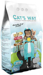 Бентонітовий наповнювач для котів Cats Way Marseille Soa (Кетс Вей з ароматом марсельського мила) 5л