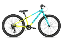 Велосипед Haro Flightline 24" Plus Matte Teal / Neon Yellow Fade