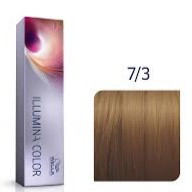 Фарба для волосся Wella ILLUMINA Color 60мл. 7/3 середній золотистий блондин, фото 1