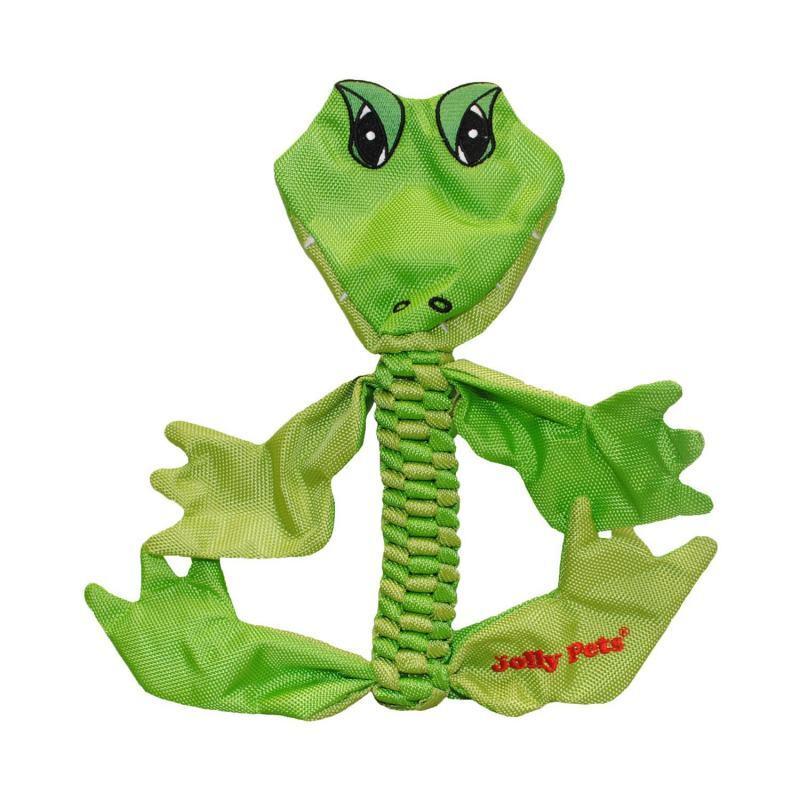 Jolly Pets FLATHEADS (Джоллі Пейс) Кришталева іграшка для собак Крокодил із пискавкою