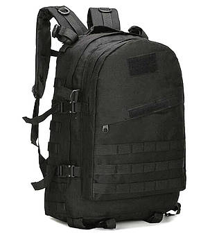 Штурмовий рюкзак US Army M11 на 40л (50x39x25 см), Чорний / Військовий рюкзак із системою Molle