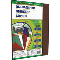 Обкладинка картонна Delta Color A4 230г. м2 коричнева Торгівельна марка DA