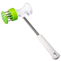 Молоток тендерайзер для відбивання м'яса з голками двосторонній  L 25 cm D 5 cm