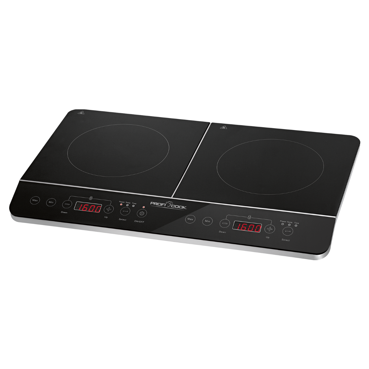 Індукційна плита з подвійною конфоркою ProfiCook чорний PC-DKI 1067