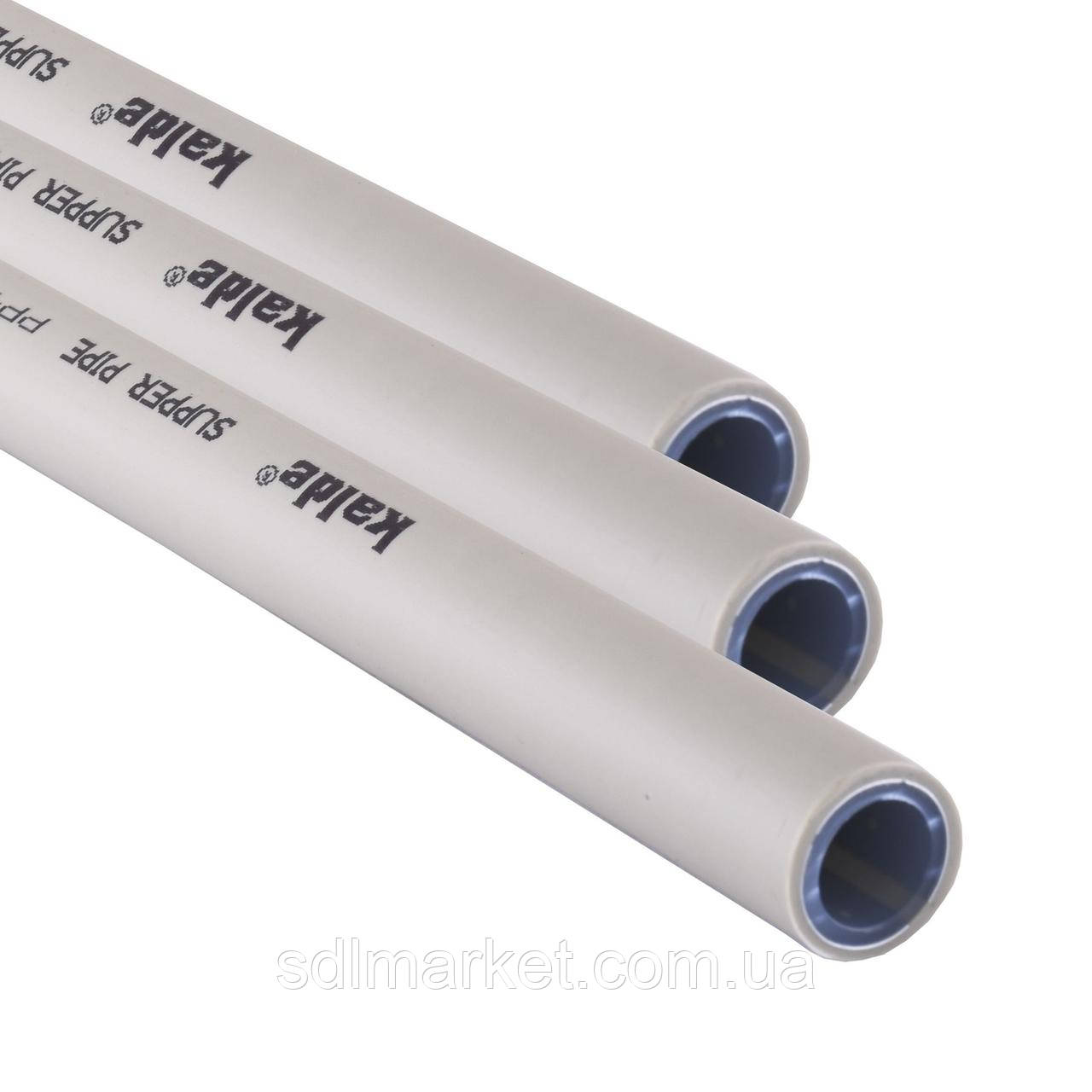 Труба Kalde PPR Super Pipe 25 mm PN 25 алюмінієва фольга