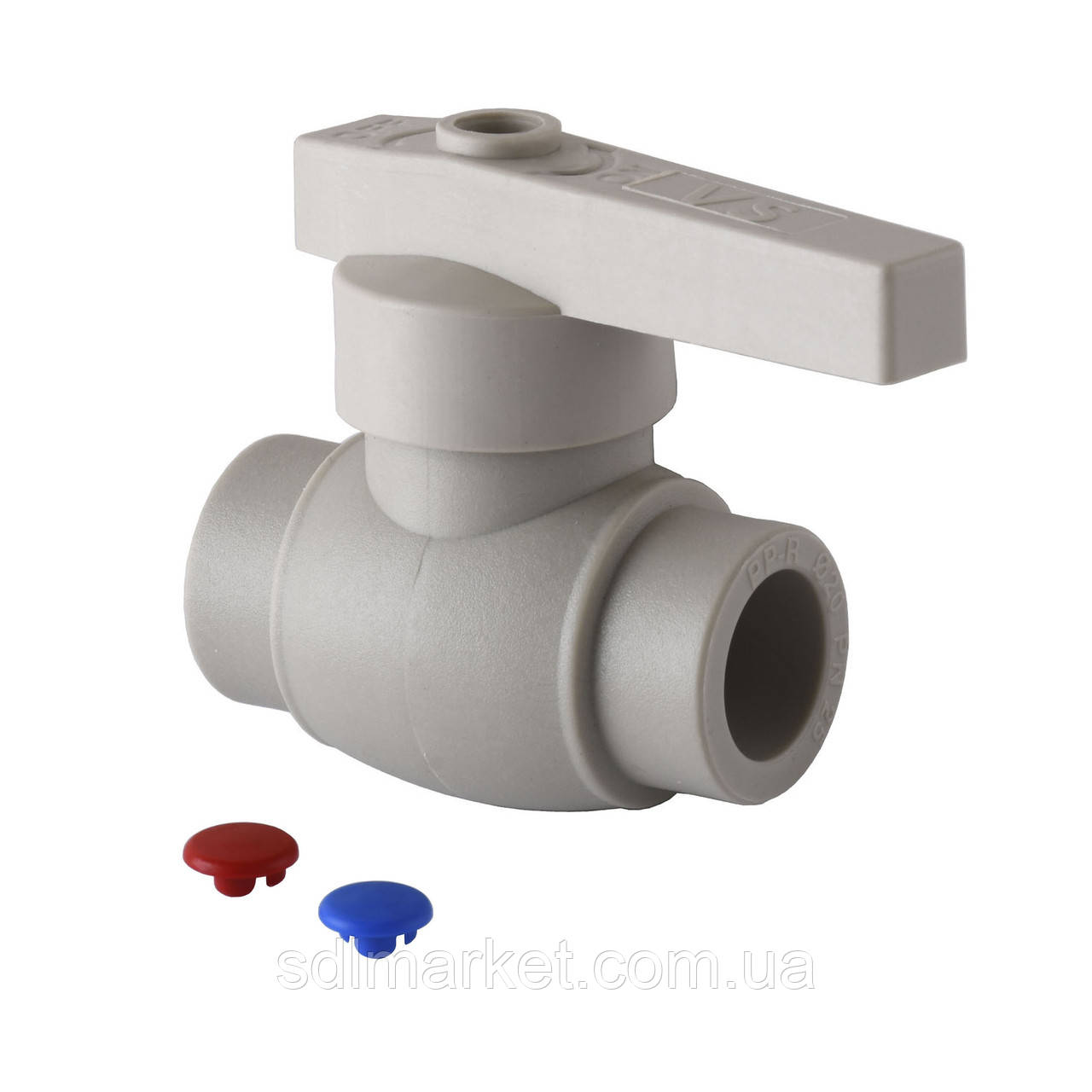 Кран кульковий (латунна кулька) Vsplast PPR ф40 1021