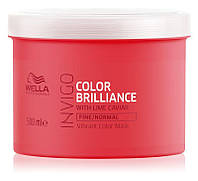 Маска для окрашенных тонких и нормальных волос Wella Color Brilliance Fine Mask 500мл.