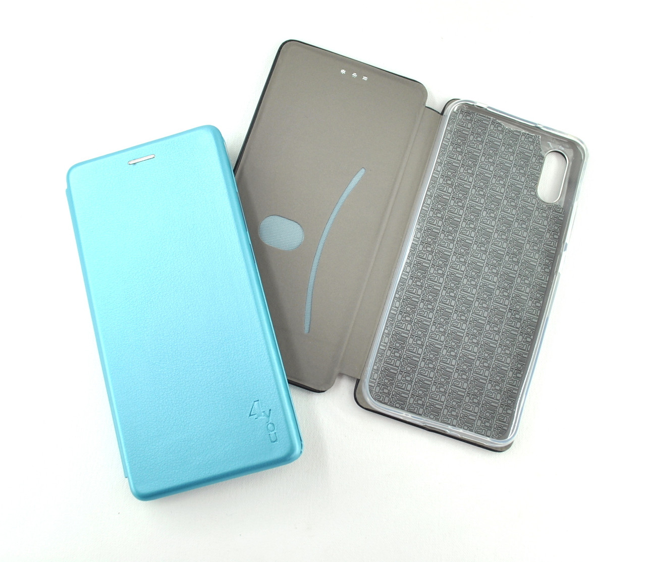 Чохол-книжка для телефону Samsung A23(4G) Original (на магніті, підставка) Light blue (4you)