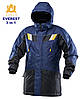 Куртка робоча зі знімною утепленою підкладкою AURUM EVEREST 3 в 1, спецодяг зріст 176, фото 2