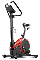 Велотренажер електромагнітний Hop-Sport HS-060H Exige Чорно-червоний, Кардіотренажер для дому до 150 кг