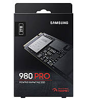SSD диск Samsung 2TB 980 PRO (MZ-V8P2T0BW), M.2 PCIe 4.0 x4, NEW 2022, (up to 7000/5000 MB/s)