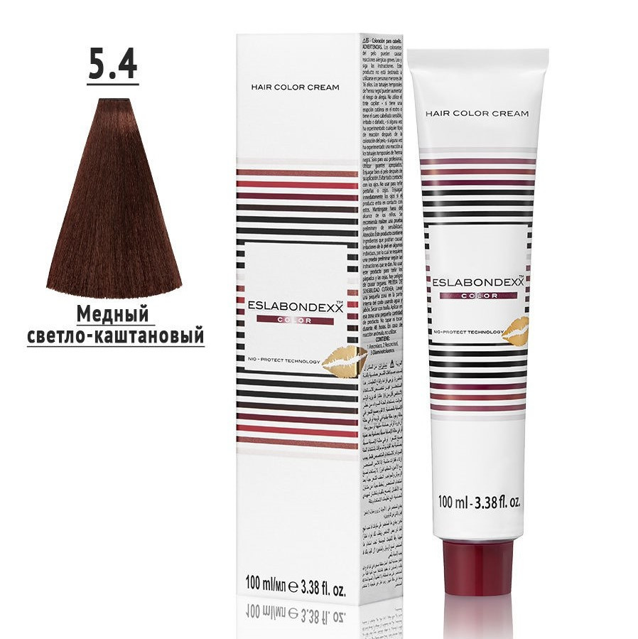 Фарба для волосся Eslabondexx Color 5.4 мідний світло-каштановий 100мл, фото 1