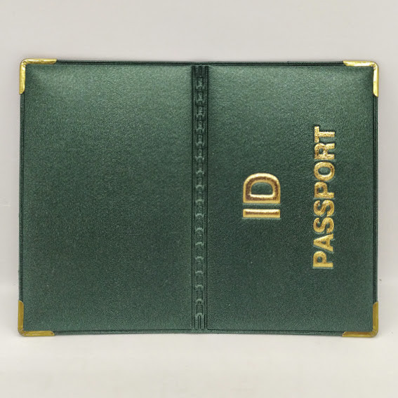 Обкладинки на ID пластиковий паспорт зелений