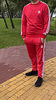 Спортивний костюм чоловічий літній двонитка червоний