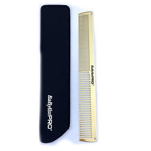 Гребінець металевий BaByliss PRO Gold Metal Comb M3842E